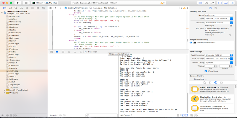 C++ Application