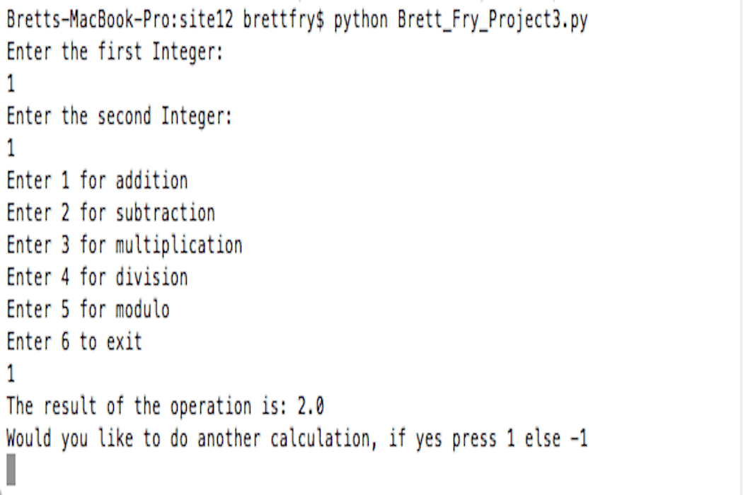 Python Calculator