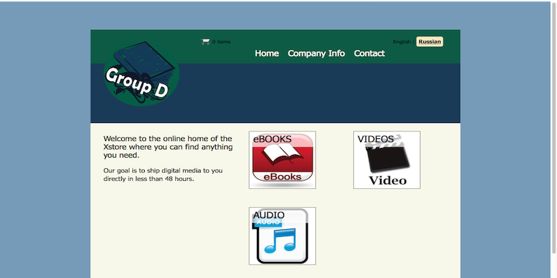 Java Webstore